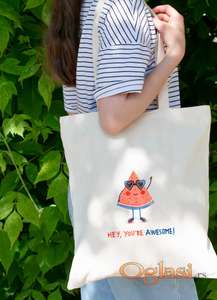 Ceger od 100% eko pamuka natur boja